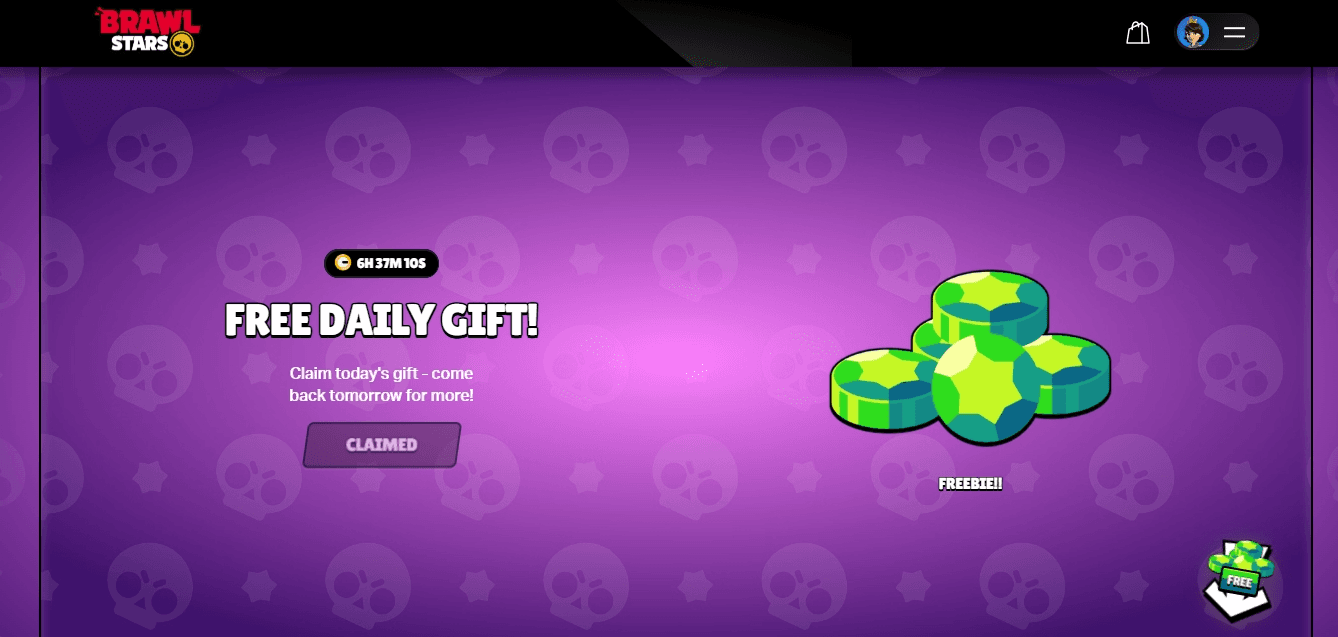 Brawl Stars daily reward offer
