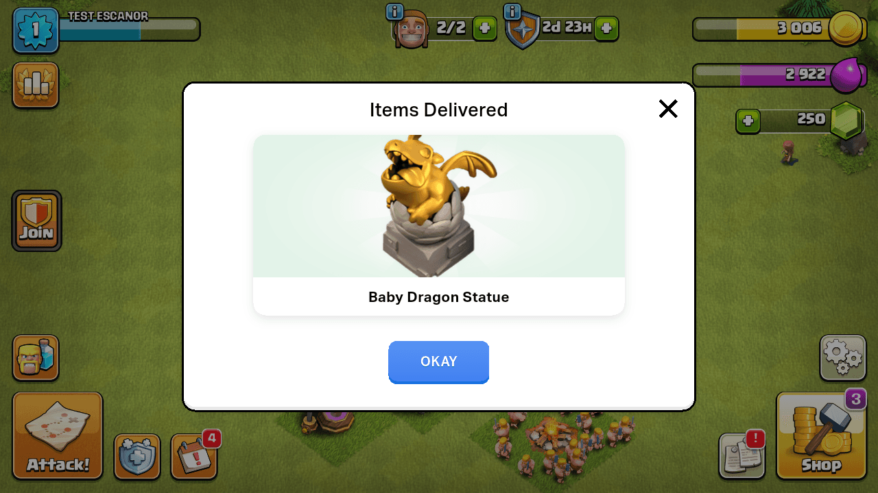 Baby Dragon Statue Claimed