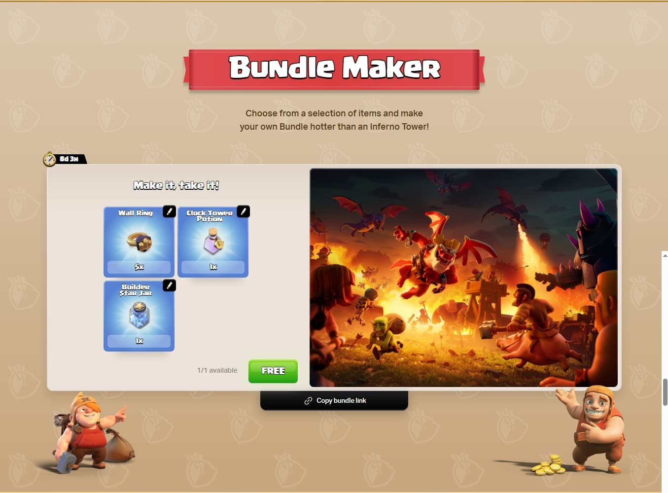 Bundle Maker Reward